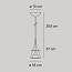 Flute Small Suspension Lamp