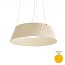 Reverse BASIC A - ø80 Pendant - Pleated Ribbon Fabric
