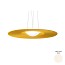 Mood ø120 Suspension Lamp With Pleated Ribbon Fabric