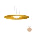 Mood ø120 Suspension Lamp With Pleated Ribbon Fabric