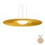 Mood ø150 Suspension Lamp With Pleated Ribbon Fabric