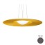 Mood ø150 Suspension Lamp With Pleated Ribbon Fabric