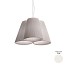 Florinda 3 Suspension Lamp - Pleated Fabric