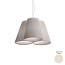 Florinda 3 Suspension Lamp - Pleated Fabric