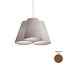 Florinda 3 Suspension Lamp - Pleated Fabric