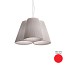 Florinda 3 Suspension Lamp - Pleated Fabric