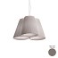 Florinda 3 Suspension Lamp - Pleated Fabric