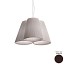 Florinda 3 Suspension Lamp - Pleated Fabric