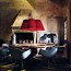 Florinda 6 Suspension Lamp - Pleated Fabric