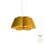 Florinda 6 Suspension Lamp - Pleated Ribbon Fabric