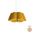 Florinda 6 Suspension Lamp - Pleated Ribbon Fabric