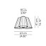 Florinda 3 Ceiling Lamp - Pleated Fabric