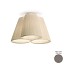 Florinda 3 Ceiling Lamp - Pleated Fabric