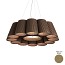 Florinda 12 Suspension Lamp - Pleated Fabric