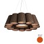 Florinda 12 Suspension Lamp - Pleated Fabric