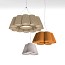 Florinda 12 Suspension Lamp - Pleated Ribbon Fabric