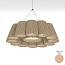 Florinda 12 Suspension Lamp - Pleated Ribbon Fabric