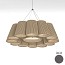 Florinda 12 Suspension Lamp - Pleated Ribbon Fabric