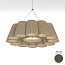 Florinda 12 Suspension Lamp - Pleated Ribbon Fabric