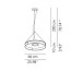 Idea Ø66 Pendant With Graphite Structure