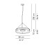Idea Ø80 Pendant With White Structure