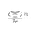 Idea Ø100 Ceiling Lamp With White Structure