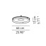 Idea Ø66 Ceiling Lamp With White Structure