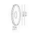 Idea Ø140 Wall Lamp With White Structure