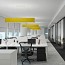 Righello L-125 Suspension Lamp - Wool Fabric