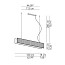 Righello L-160 Suspension Lamp - Soft Textile Fabric