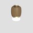 Faro Large Ceiling Lamp With Painted Brass Frame