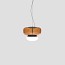 Faro Small Suspension Lamp With Matt Black Frame