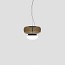 Faro Small Suspension Lamp With Matt Black Frame