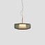 Plisse Suspension Lamp - Bronze Structure