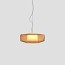 Plisse Suspension Lamp - Matt Steel Structure
