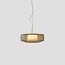 Plisse Suspension Lamp - Matt Steel Structure
