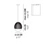 Riketta Small Suspension Lamp