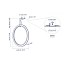 Roda 200-V Suspension Lamp With Recessed Canopy
