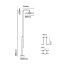 Ginger 60/298 Outdoor Floor Lamp - Fixed