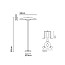 Ginger B 32/65 Outdoor Floor Lamp - Fixed