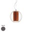 Bolla Ellisse ø50 Pendant - Pleated Ribbon Fabric