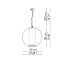 Bolla Ellisse ø50 Pendant - Washable Fabric