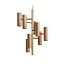 Black Note Chandelier - Gold