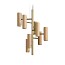 Black Note Chandelier - Gold