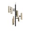 Black Note Chandelier - Matte Black