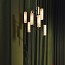 Black Note Chandelier - Matte Black