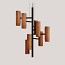 Black Note Chandelier - Matte Black