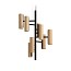 Black Note Chandelier - Matte Black