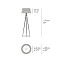Lola Floor Lamp - Matte Nickel