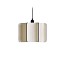Kactos Suspension Lamp With Matte Black Canopy